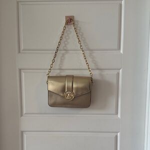 Michael Kors Gold Shoulder Bag